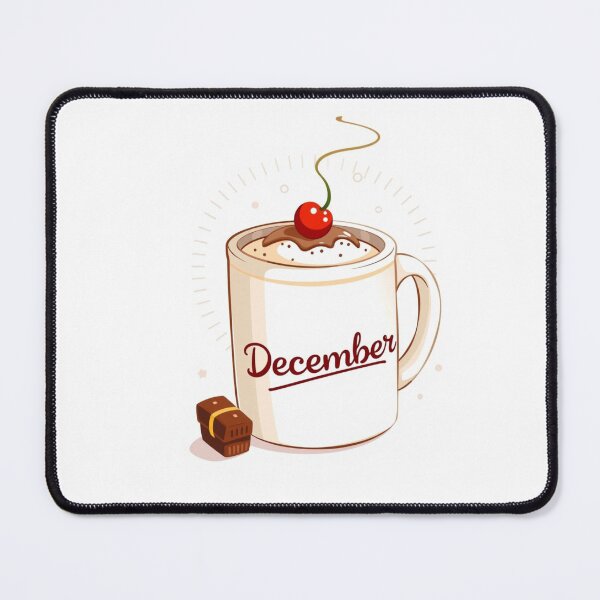 Item preview, December Coffee caffeine cake funny birthday gift lover designed and sold by CheeseBlueprint.