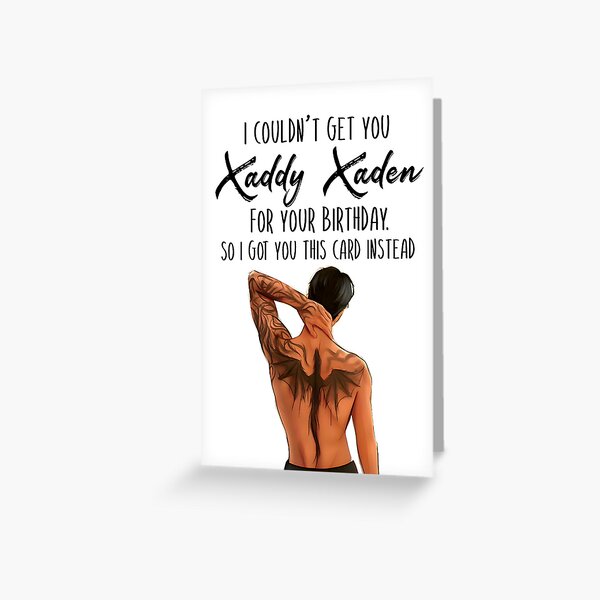 Aperçu de l'œuvre Je n'ai pas pu t'offrir Xaddy Xaden pour ton anniversaire alors je t'ai offert cette idée cadeau Fourth Wing créée et vendue par StickyBook.