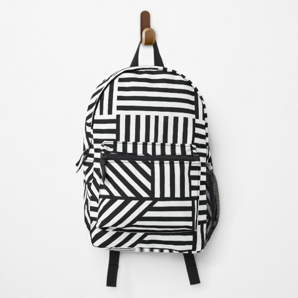 Item preview, black and white angle stripe designed and sold by Random Designs.