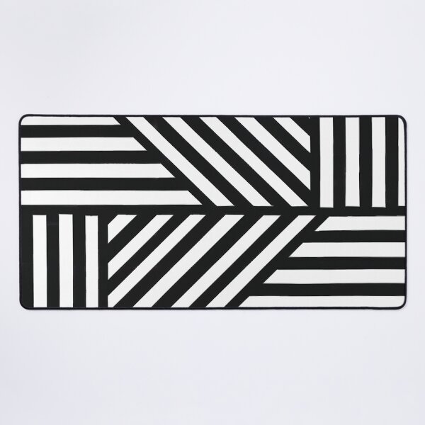Item preview, black and white angle stripe designed and sold by Random Designs.
