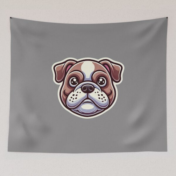Item preview, Bulldog Dog Head  designed and sold by ArtistEmbrace.