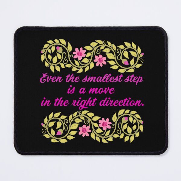 Item preview, Step in the right direction black designed and sold by MarySchwindt.