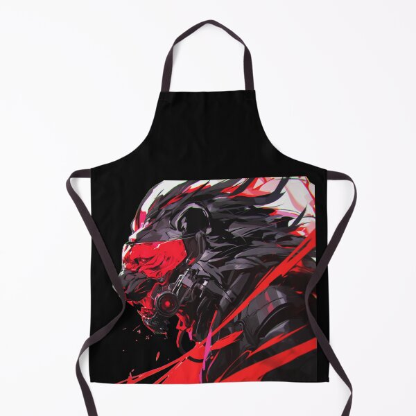Item preview, Cyber Black Lion // Black Lion // Cool Animal // Cyber Animal // Animal Art // Animal Warrior // Gaming Aesthetic stickers designed and sold by SMARTKIT  DESIGNAGENCY.