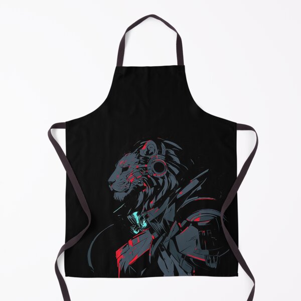 Item preview, Cyber Black Lion // Black Lion // Cool Animal // Cyber Animal // Animal Art // Animal Warrior // Gaming Aesthetic stickers designed and sold by SMARTKIT  DESIGNAGENCY.