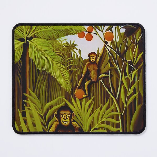 Item preview, Henri Rousseau - Two Monkeys in the Jungle designed and sold by irynaartbyim.