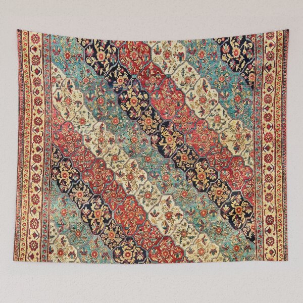Item preview, Antique Persian Kerman Rug Print designed and sold by Vicky Brago-Mitchell®.