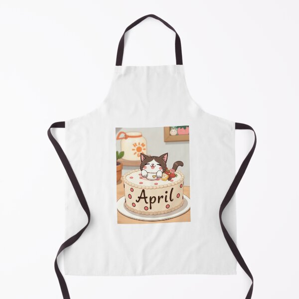 Item preview, April Cake kawaii cute birthday gift funny dessert designed and sold by CheeseBlueprint.