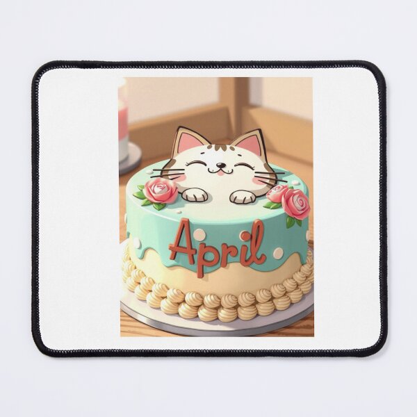 Item preview, April Cake kawaii cute birthday gift funny dessert designed and sold by CheeseBlueprint.
