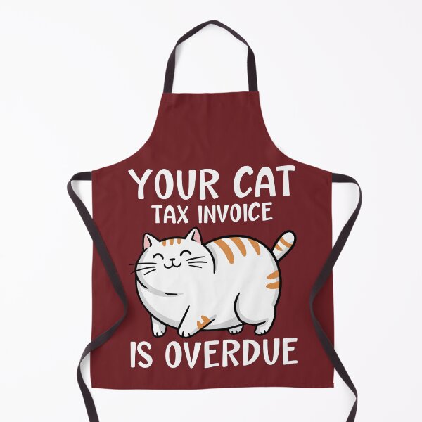 Item preview, Funny Cat Pun: Your Cat Tax Invoice Is Overdue designed and sold by Serbin.
