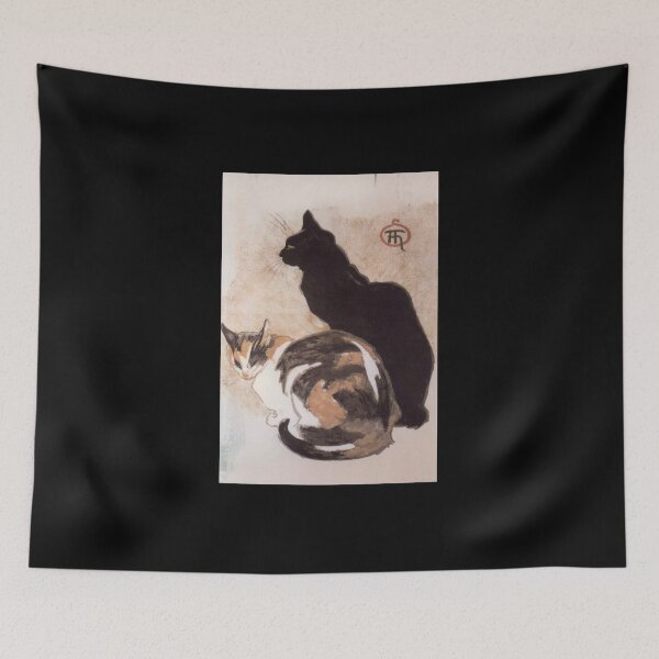 Item preview, Watercolor - 2 Cats - Théophile Alexandre Steinlen designed and sold by Martstore.