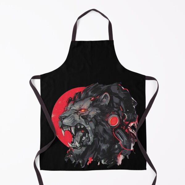 Item preview, Cyber Black Lion // Black Lion // Cool Animal // Cyber Animal // Animal Art // Animal Warrior // Gaming Aesthetic stickers designed and sold by SMARTKIT  DESIGNAGENCY.