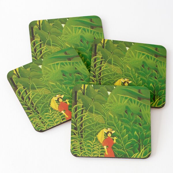 Item preview, Henri Rousseau - Femme En Rouge Dans La Foret designed and sold by irynaartbyim.