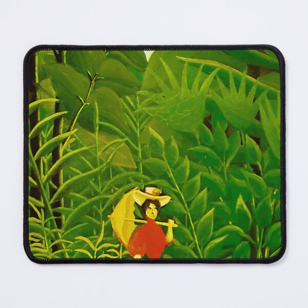Item preview, Henri Rousseau - Femme En Rouge Dans La Foret designed and sold by irynaartbyim.