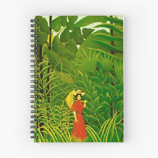 Item preview, Henri Rousseau - Femme En Rouge Dans La Foret designed and sold by irynaartbyim.