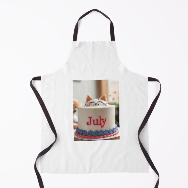 Item preview, July Cake kawaii cute birthday gift funny dessert designed and sold by CheeseBlueprint.