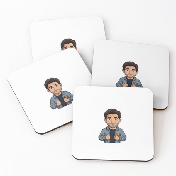 Item preview, Ilustración Chibi de Ross Geller - Arte del programa de televisión Friends designed and sold by EllsLittleStore.