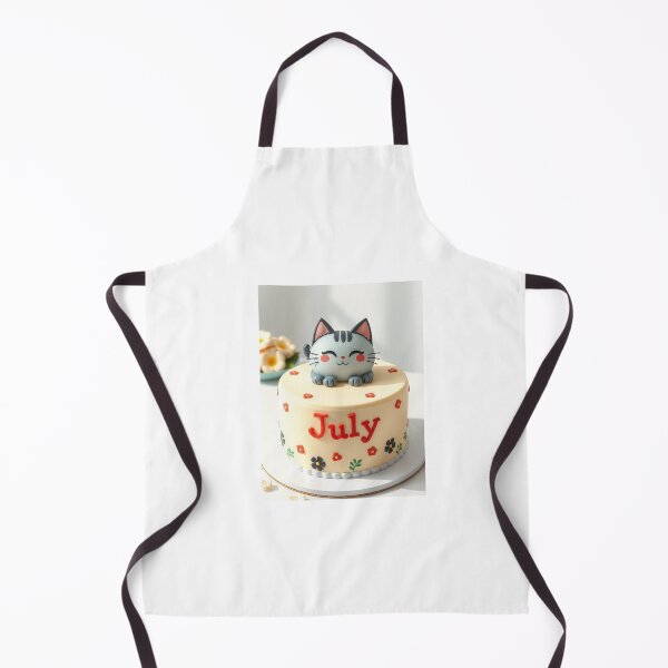Item preview, July Cake kawaii cute birthday gift funny dessert designed and sold by CheeseBlueprint.