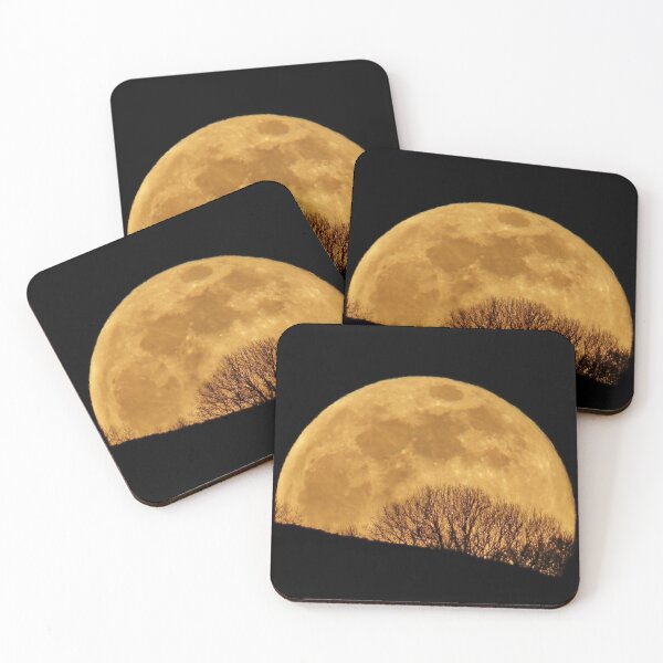 Item preview, Golden Full Moon Rising Behind Trees designed and sold by Susan Snow Photography and Design.