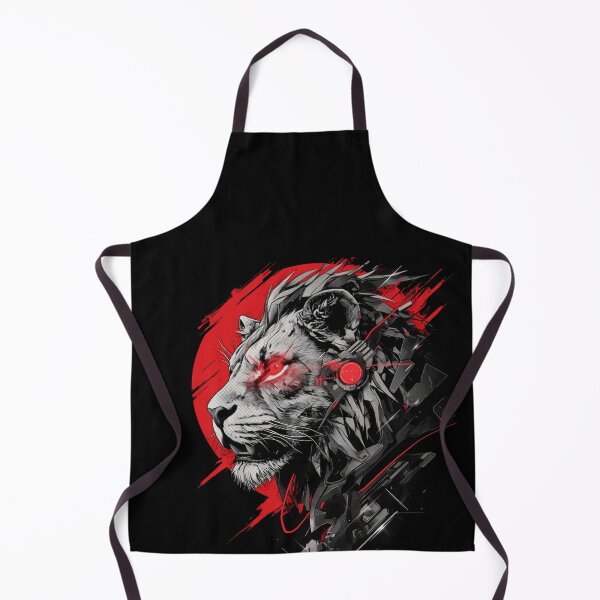 Item preview, Cyber Black Lion // Black Lion // Cool Animal // Cyber Animal // Animal Art // Animal Warrior // Gaming Aesthetic stickers designed and sold by SMARTKIT  DESIGNAGENCY.