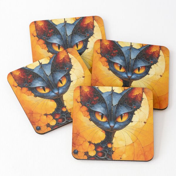 Item preview, cat in a fractal designed and sold by Whispers of Wonder (Wolfgang).