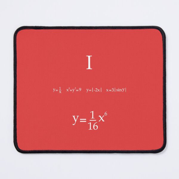 Item preview, Math Nerd valentine I love U designed and sold by tita74.