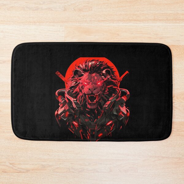 Item preview, Cyber Black Lion // Black Lion // Cool Animal // Cyber Animal // Animal Art // Animal Warrior // Gaming Aesthetic stickers designed and sold by SMARTKIT  DESIGNAGENCY.