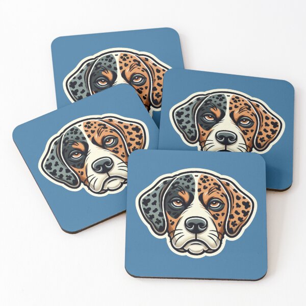 Item preview, Catahoula Leopard Dog Head  designed and sold by ArtistEmbrace.