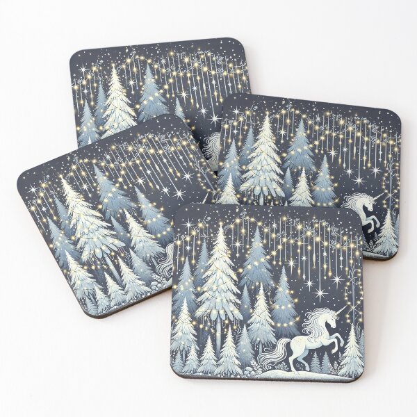 Item preview, Unicorn in the Enchanted Forest designed and sold by Sartawsky.