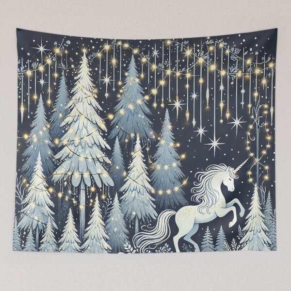 Item preview, Unicorn in the Enchanted Forest designed and sold by Sartawsky.