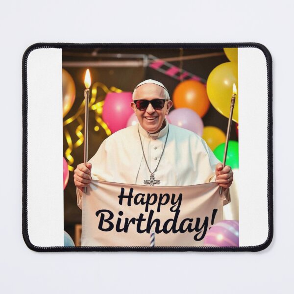 Item preview, Pope Francis birthday funny prank meme gift 01 designed and sold by CheeseBlueprint.