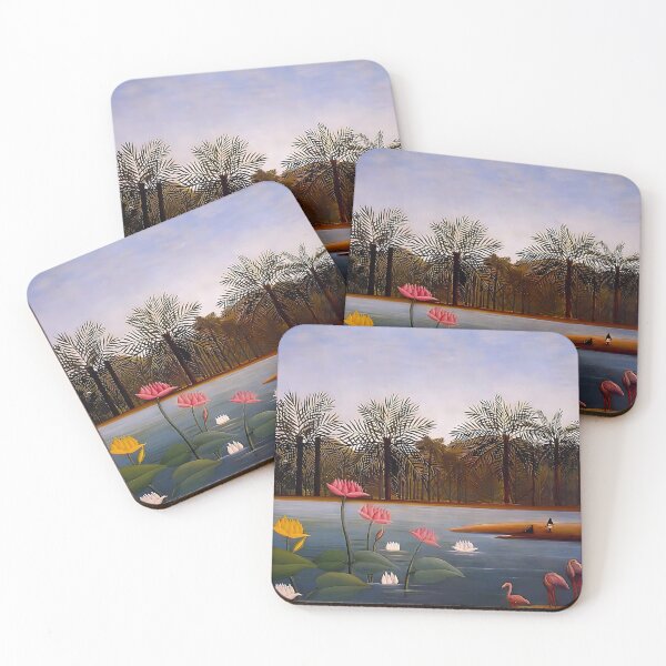 Item preview, Henri Rousseau - The Flamingoes 1907 designed and sold by irynaartbyim.