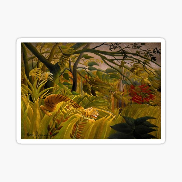 Item preview, Henri Rousseau - Surprised designed and sold by irynaartbyim.