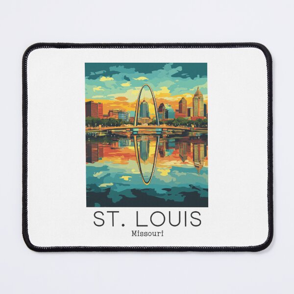 Item preview, A Vintage Travel Illustration of St. Louis - Missouri - United States designed and sold by GoodOldVintage.