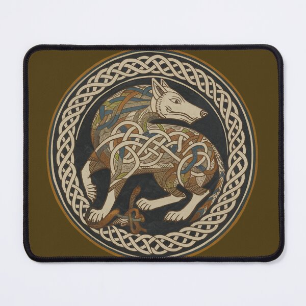 Item preview, Celtic Artwork Wolf designed and sold by Urban-Celt.