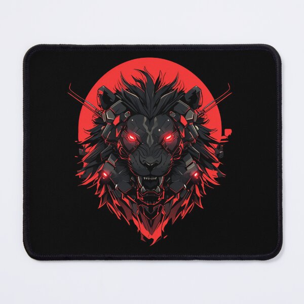 Item preview, Cyber Black Lion // Black Lion // Cool Animal // Cyber Animal // Animal Art // Animal Warrior // Gaming Aesthetic stickers designed and sold by SMARTKIT DESIGNAGENCY.