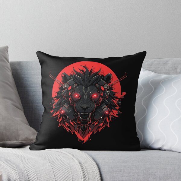 Item preview, Cyber Black Lion // Black Lion // Cool Animal // Cyber Animal // Animal Art // Animal Warrior // Gaming Aesthetic stickers designed and sold by SMARTKIT  DESIGNAGENCY.