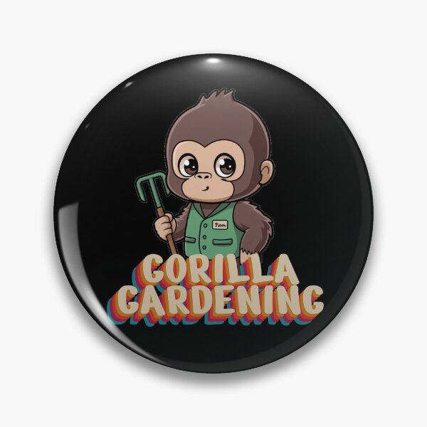 Item preview, Cute Gorilla Gardening designed and sold by GartenIdeen.