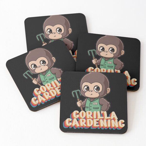 Item preview, Cute Gorilla Gardening designed and sold by GartenIdeen.
