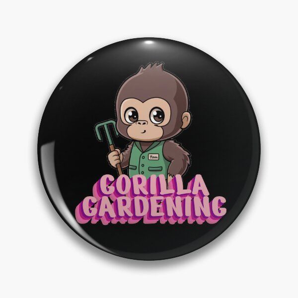 Item preview, Cute Gorilla Gardening designed and sold by GartenIdeen.