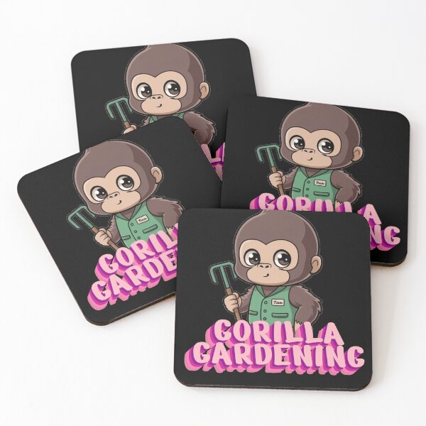 Item preview, Cute Gorilla Gardening designed and sold by GartenIdeen.