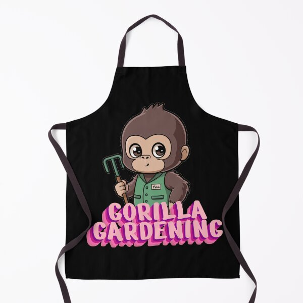 Item preview, Cute Gorilla Gardening designed and sold by GartenIdeen.