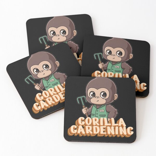 Item preview, Cute Gorilla Gardening designed and sold by GartenIdeen.