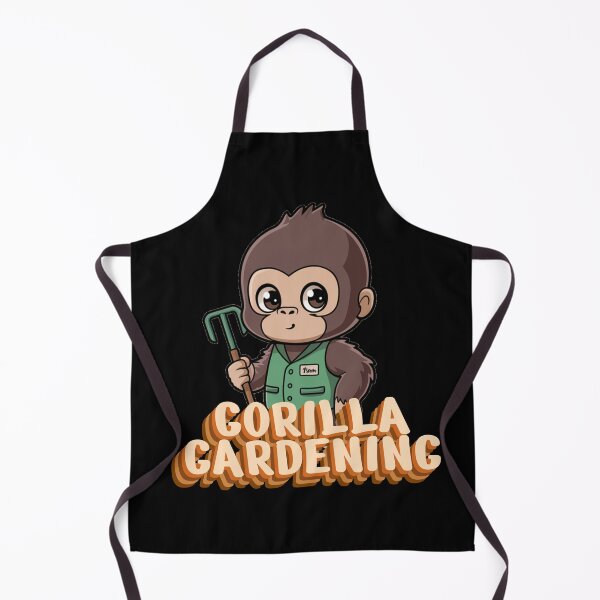 Item preview, Cute Gorilla Gardening designed and sold by GartenIdeen.