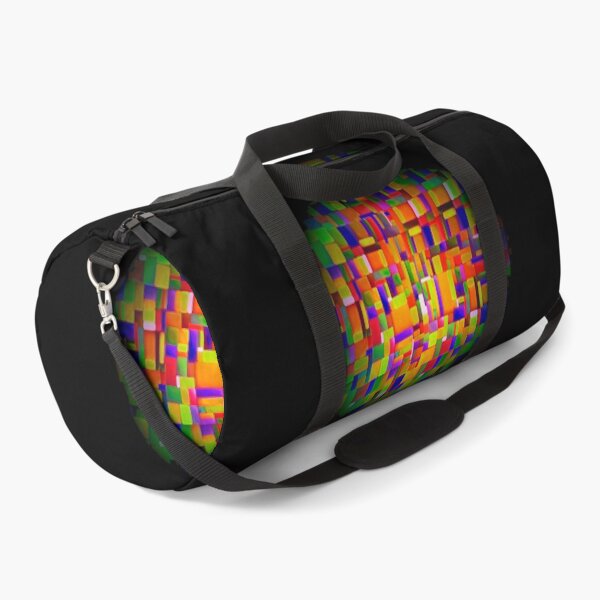 Item preview, Vibrant Geometric Mosaic on Black – Modern Art Design designed and sold by baindy.