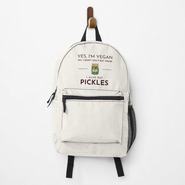 Item preview, Yes, I'm vegan. No, I don't only eat grass. I also eat pickles. designed and sold by EmoryGeis.