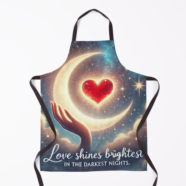Item preview, Love Shines Brightest - Crescent Moon Design designed and sold by Divine Lens Art.