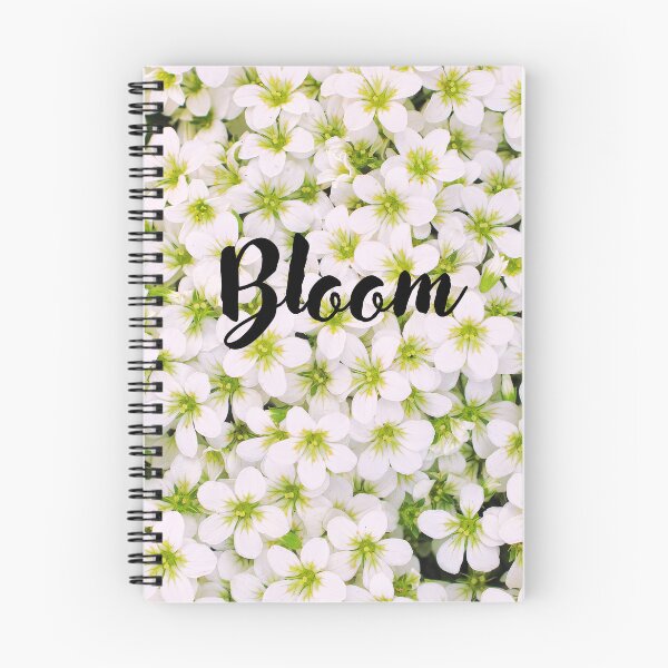 Item preview, Spring journal with flowers designed and sold by StellarInkDesigns.