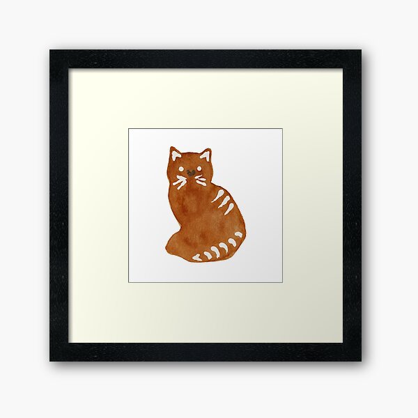 Item preview, Cute Funny Brown Tabby Cat Art Gifts For Tabby Cat Lovers  designed and sold by Cuteanimalgifts.