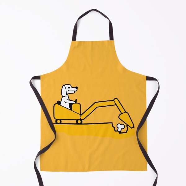 Item preview, Dog Bone Burying Excavator Digging Cool Digging Comic Cartoon designed and sold by shirt-o-mat.