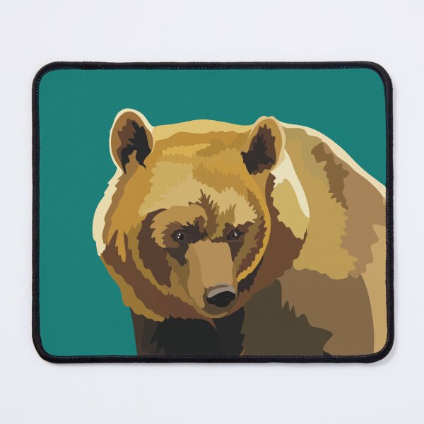 Item preview, B is for Brown Bear , Brown Bear – Powerful North American and Eurasian Wildlife Illustration designed and sold by PrettylittlepastelUk.